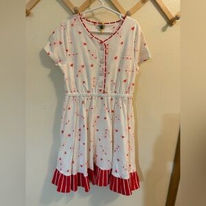 Finding foxtale a league of their own valentines tic-tac-toe dress hearts sZ 10